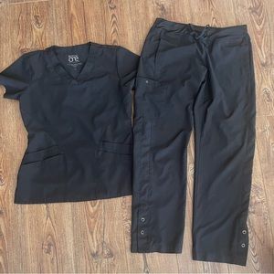 Black Scrub set